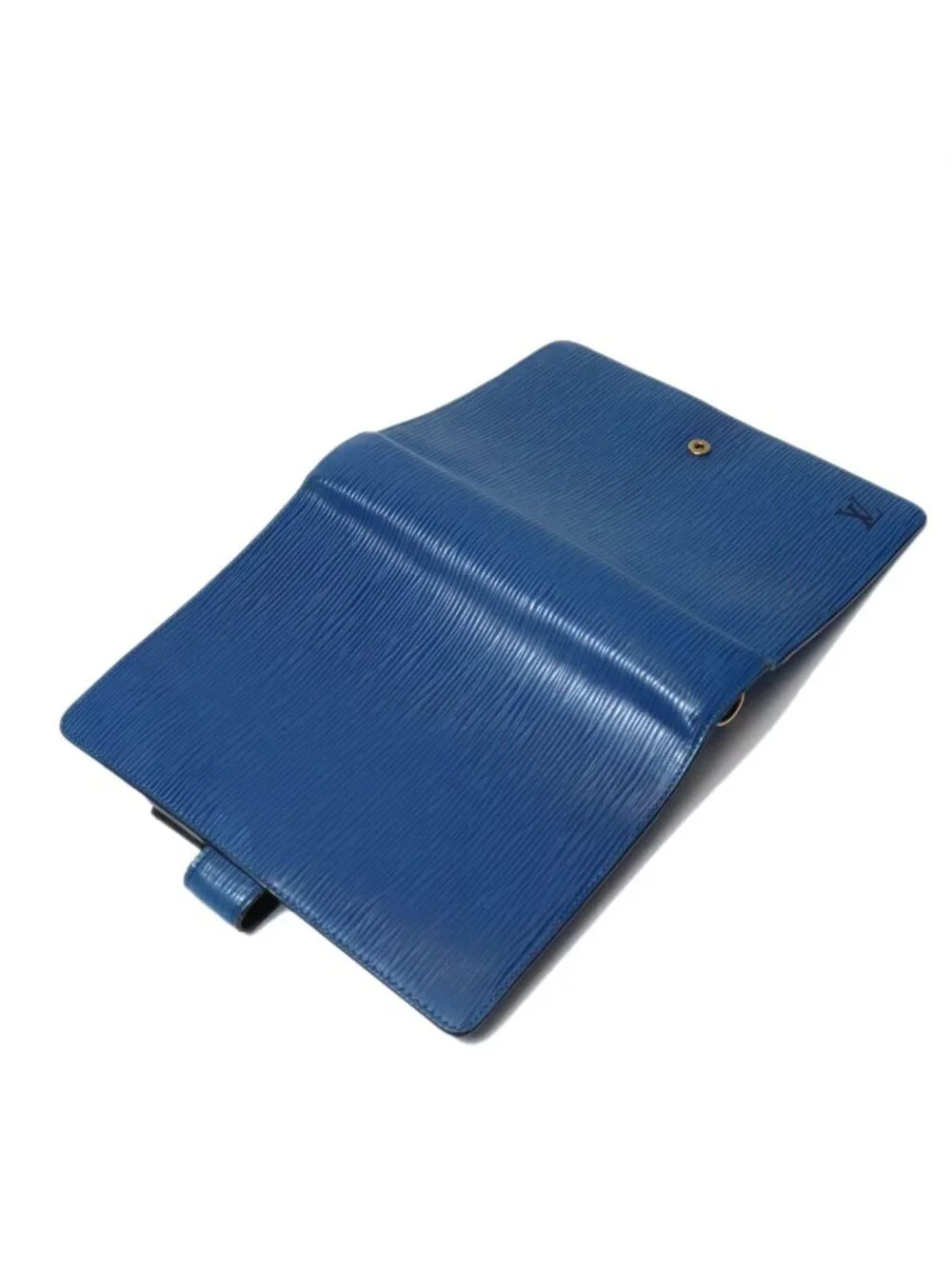 Louis Vuitton Agenda MM Notebook Cover Epi Leather Blue